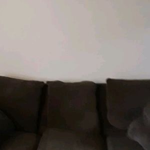 A brown couch